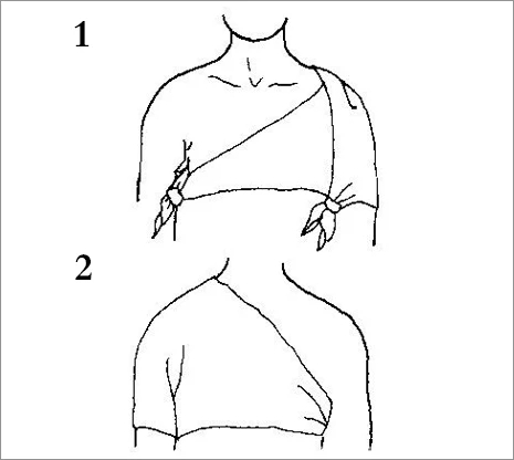 gauze triangle bandages