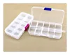 10 Grids Plastic Plectrum Case Storage Box Adjustable Grid Size Keep Your Guitar Picks and Other Small Things