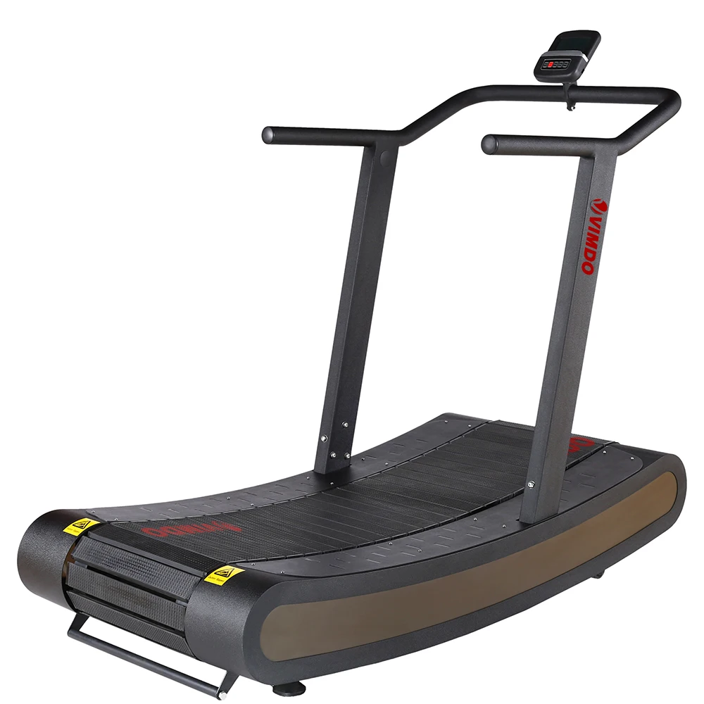 
Vimdo New 2020 VC02 Factory Directly Low Noise Self Generating Woodway Commercial Manual Curved Treadmill Machine for sale 