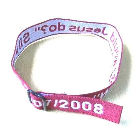 Woven fabric wristbands Clearance