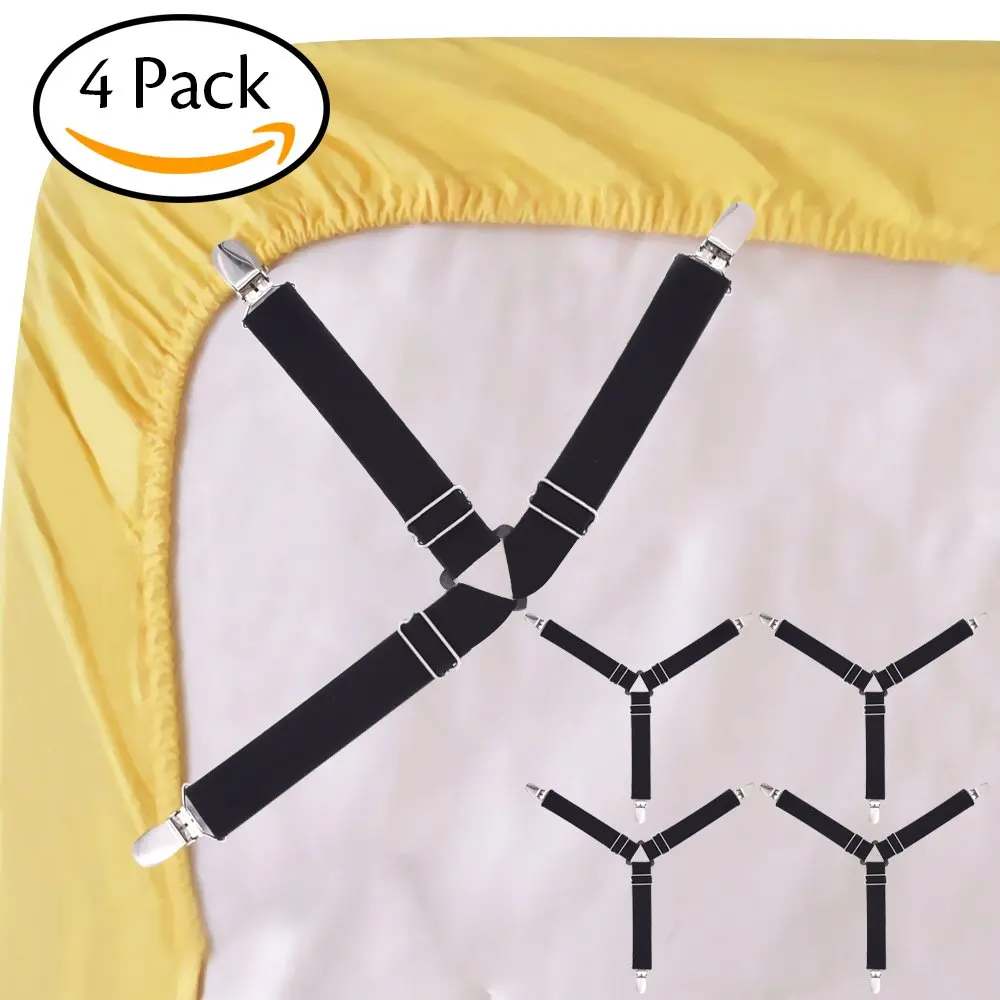 bed sheet with straps