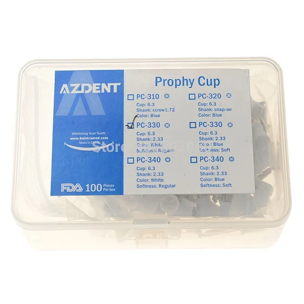 Dental Rubber Polishing Cups / Wholesale Price Disposable White Dental