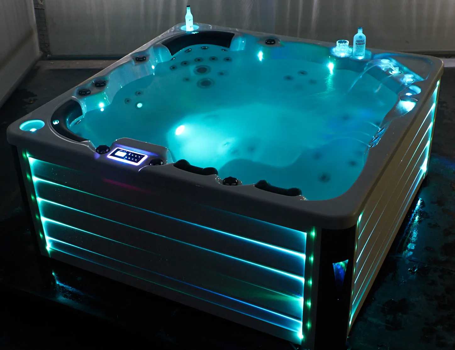 Deluxe 6 Person Hot Tub Spa With Amazing Led Spa Skirt Buy 6 Person Spahigh Quality Spa