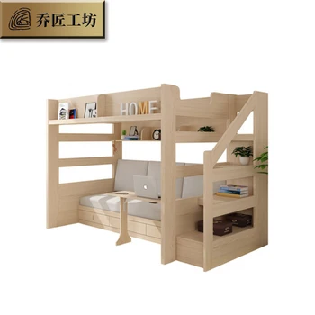 double bed bunk bed with storage