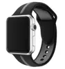 High grade Sports double color Silicone watch strap band for Apple iwatch 38mm/42mm