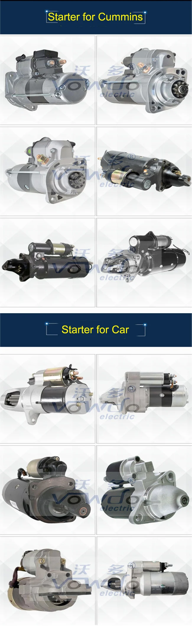 Custom starter. Custom starter