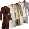 100% polyester bathrobe fabric coral fleece bathrobe