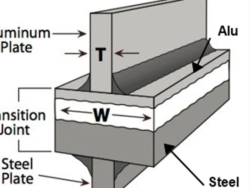 34mm Steelaluminum Transition Joints Welding Aluminium To Steel Buy