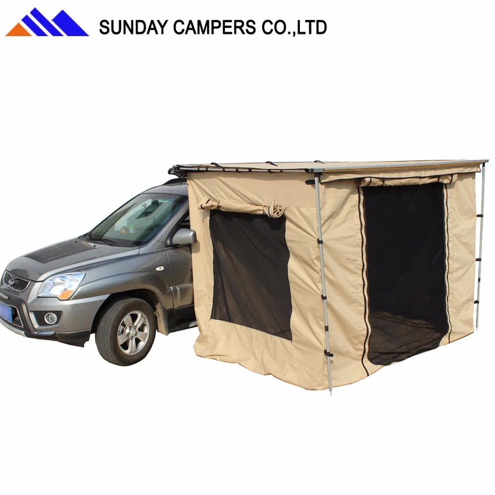 Wholesale 4wd Car Top Rv Retractable Side Awning With Change Room
