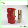 POM/Brass style black red white battle master box mod tower 18650 mechanical battery mod