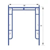 Galvanized Scaffolding For Steel Stainless Shoring Moving Ladder Frame Indoor/Outdoor Scaffolding System For Sale