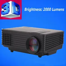 2015 new 2000lumens HD led projector and tv mini projector led projector 3d smart projector