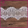 Factory direct New fancy 9cm wide flower shape scallop eyelash lace trimming in stock