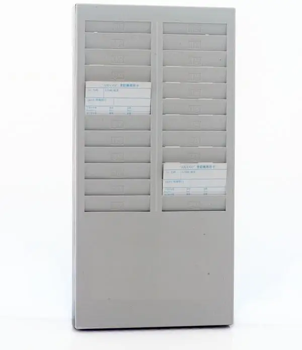 24 Slots Plastic Time Card Rack Buy Card Rack,Time Card Rack,Time