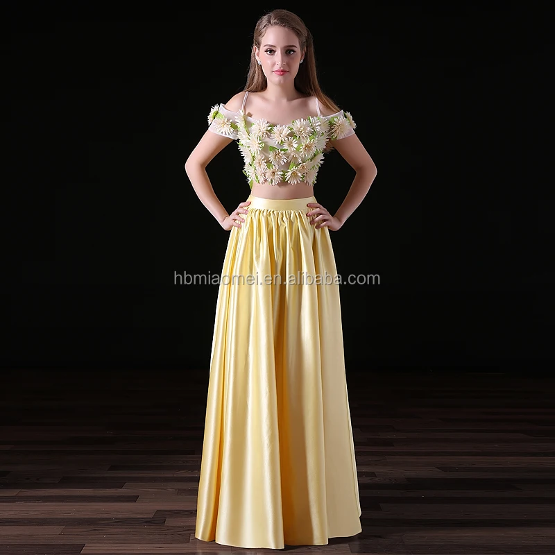 yellow satin bridesmaid dresses