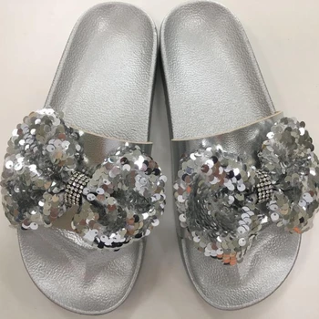 bling slide sandals