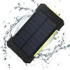 Bulk cheap high capacity 5V 2A 10000Mah solar powerbank 10000Mah portable mobile phone charger with LED light powerbank
