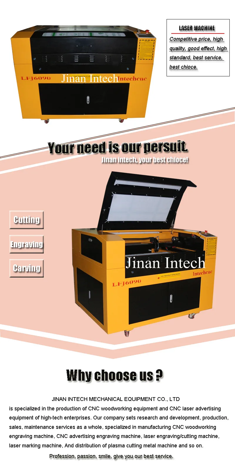 CE approval 600*900mm laser cutting machine metal/acrylic laser cutting machines price