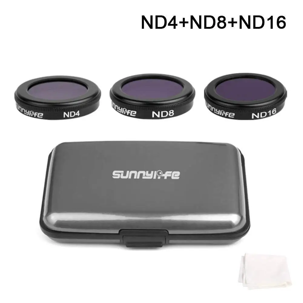 PeleusTech 3Pcs Graduated ND Filters Set for DJI Mavic 2 Zoom ND8-GR ND16-4 ND32-8
