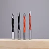 OEM furniture hardware tool left and right hand insert through hole V-shape drill bit