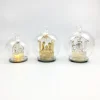 2019 New arrival Wholesale clear glass christmas ball silver/gold nativity for christmas