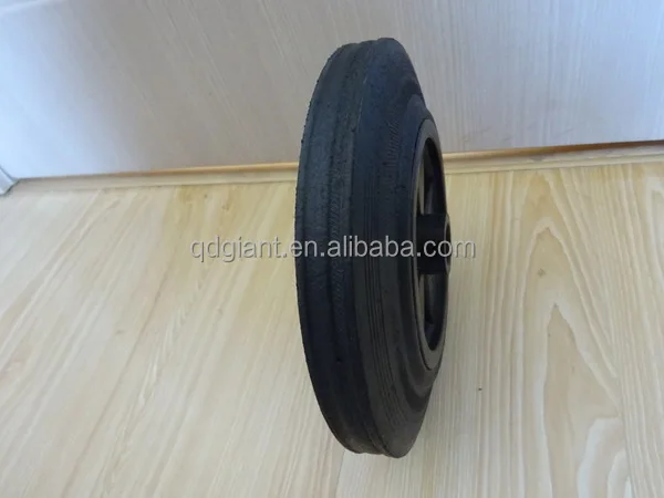 8 inch rubber tire for hand trolley , handcart