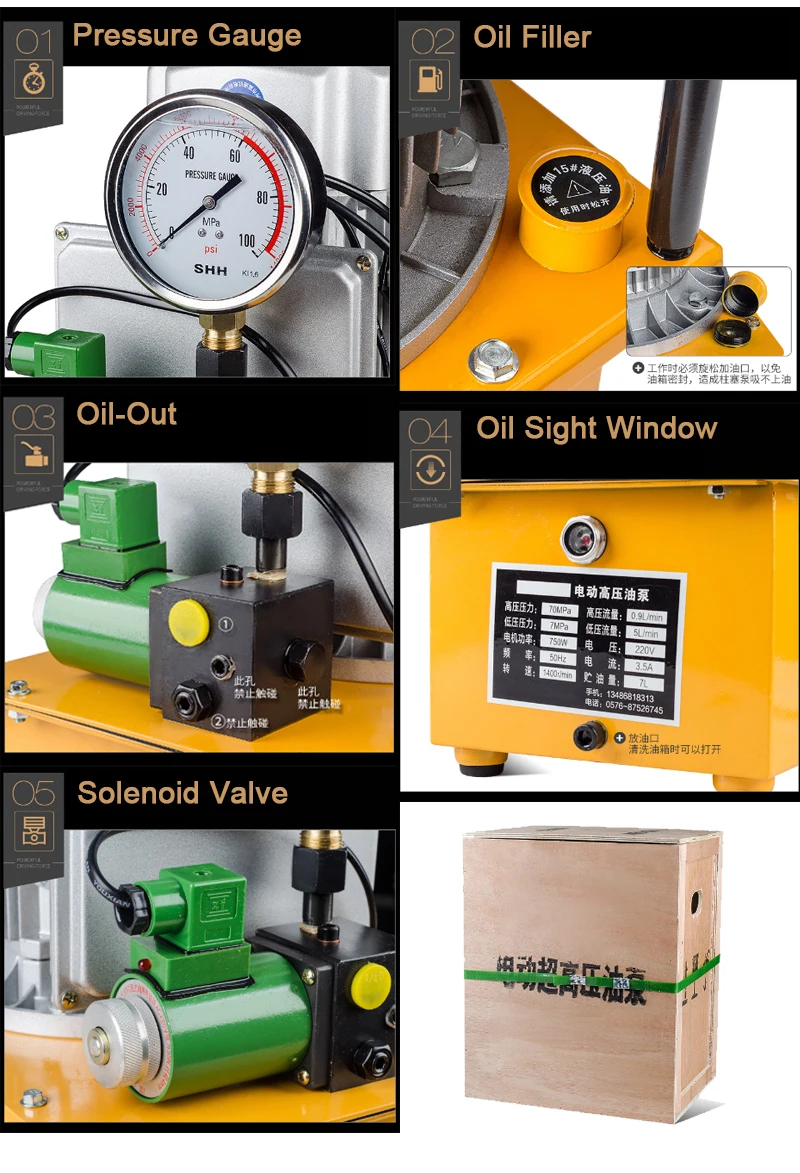 Zh700b Portable Hydraulic Pump Oil Pump 700 Bar Electric Hydraulic Pump Buy Portable