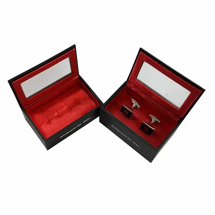 cufflinks and tie clip box