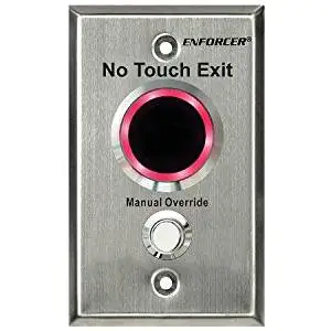 Seco-Larm Outdoor No Touch Request-To-Exit Sensor With Manual Overide Switch Weather-Resistant
