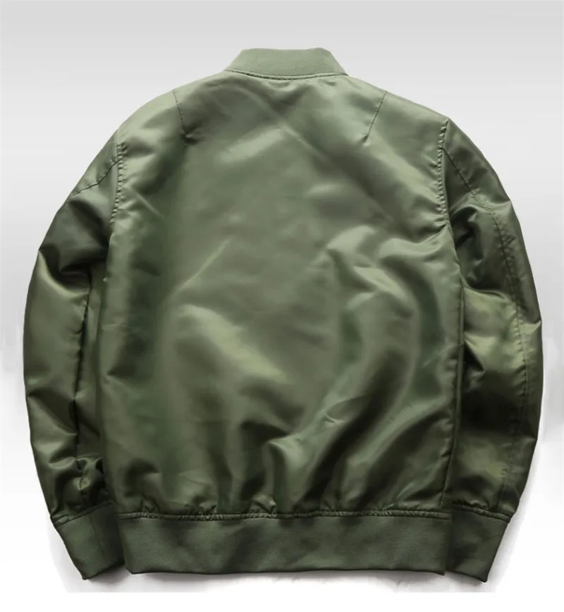 Wholesale Cheaper Orange Lining Stain Men Black Bomber Jacket Buy