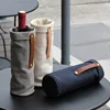 Wholesale Beer Bottle Holder Waxed Canvas Travel Tote Wine Bag With Handle