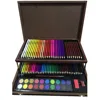 stationery gifts wooden jumbo art coloring set box painting set