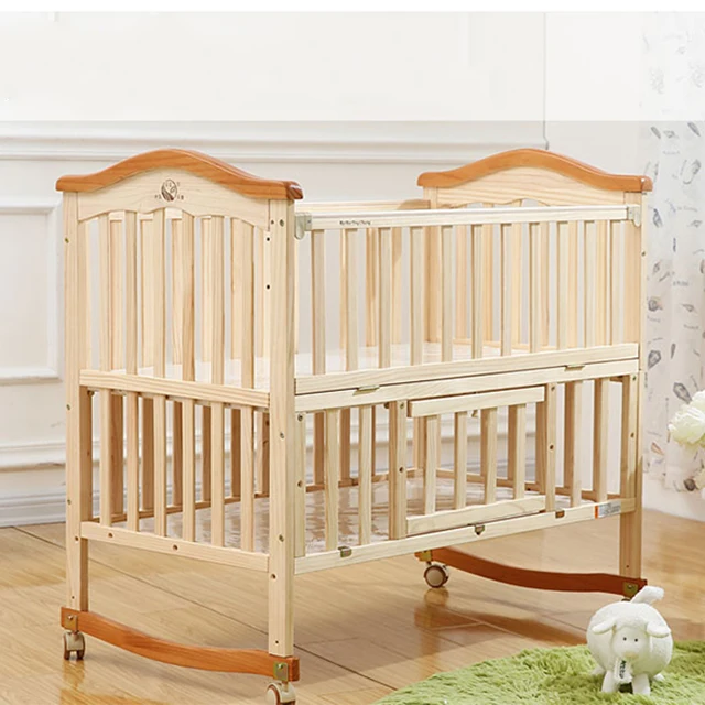 Latest Easy Storage Daycare New Born Wooden Baby Cradle Bed/baby Cots