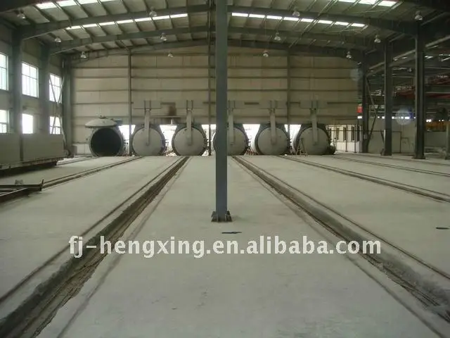 Firewall autoclave areated concrete block production line AAC block machine