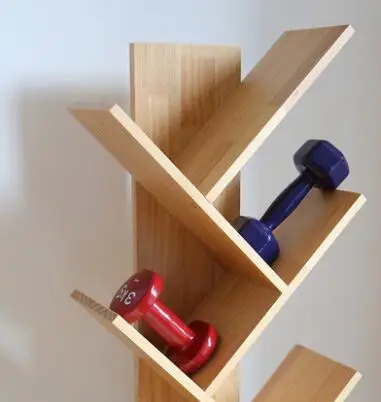 wooden book display