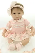 Silicone reborn baby doll toys for girl lifelike 42cm reborn babies play house toy kids child