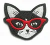Custom Felt Border Embroidery Cat Girl Patches Cat Students Embroidery Patches
