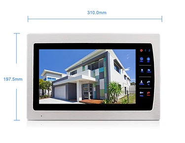 Bcomtech 10.1 inch TFT display build in memory house video door phone intercom