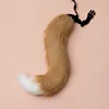 hot sell Fashion Fox Fur Tail For cosplay fox tails with Adjustable waistbelt