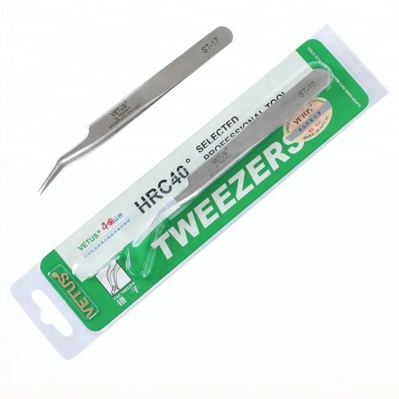 
Vetus ST Series Tweezers for Eyelash Extension Makeup Tools Eyelash Tweezers 