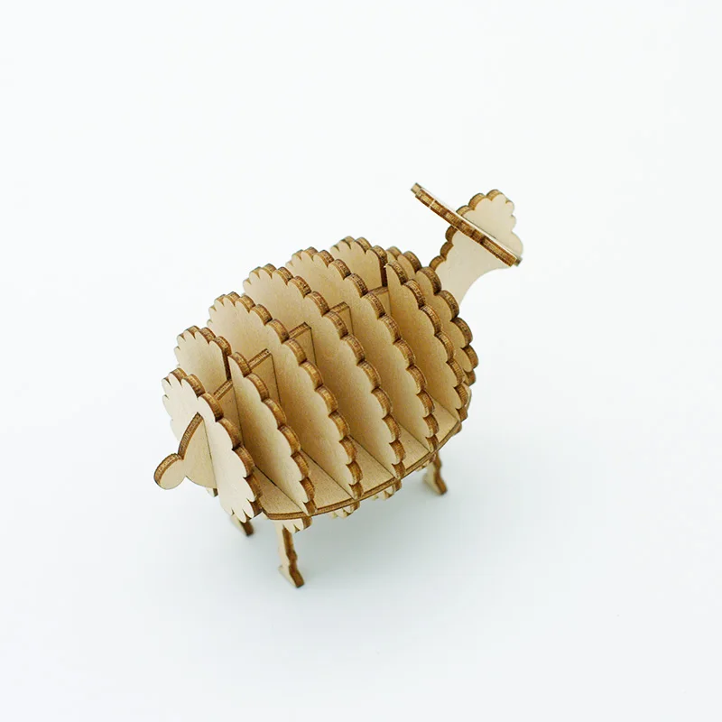 wooden sheep puzzle