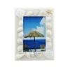 Inch Sea Shell Glass Photo Frame Nautical Starfish Seashell White Photo Frame