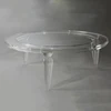 Chinese Style Expanding Glass Dining Table Acrylic Round Table Family Dining Table