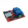 2 channel relay network Ethernet switch delay relay TCPUDP module board 5V 12V 24V