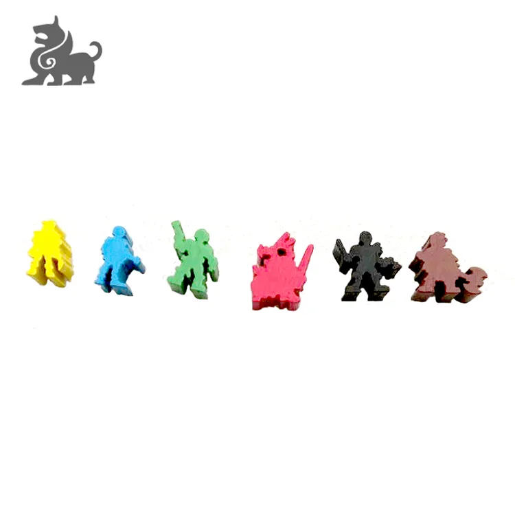 Customized Wooden Carved Meeple Cartoon Character For Board Game - Buy Cartoon  Characters,Meeple,Wooden Meeple Product on 