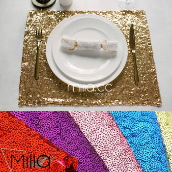 christmas sequin fabric placemat reversible gold alibaba placemats larger