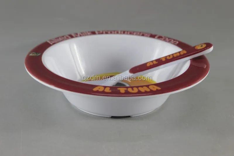 6.5 "Melamine Dinner bowl + spoon set for Kid's