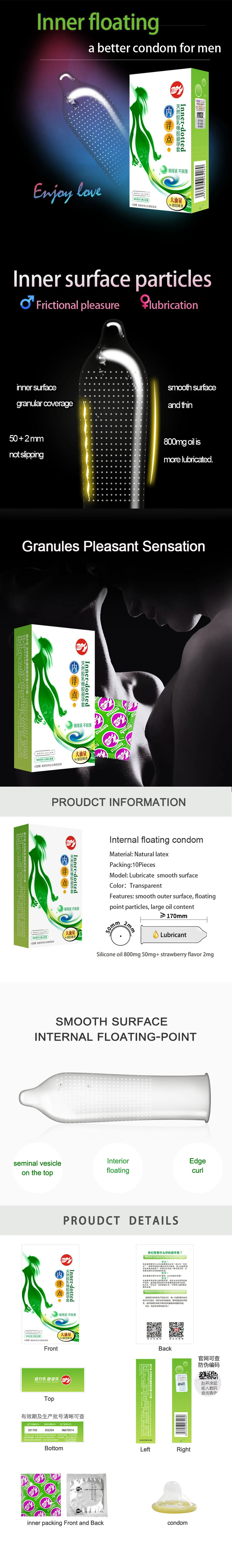 big dotted penis extension condoms in tin box with private logo