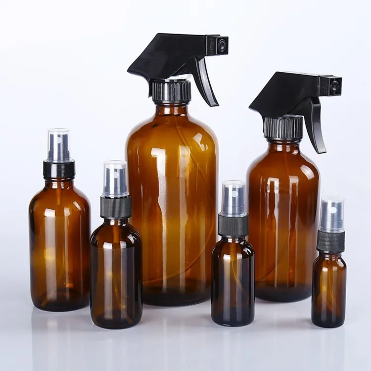 1/2 Oz 1 Fl Oz 2 Oz 4 Oz Matte Black Frosted Essential Oil Glass Boston