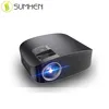 YG600 LCD LED Projector 3600 Lumens 1080P Wired Sync Display Video Multi Screen Home Theatre Proyector DVD Player